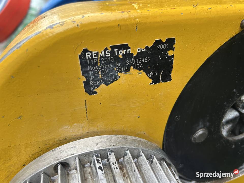 REMS tornado 2010 gwintownik maszyna do cięcia Nożyce do rur Kraków