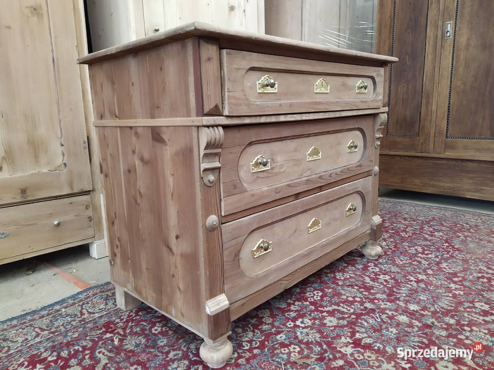 komoda antyczna zabytkowa drewniana antyki Lubrza