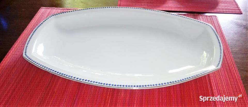 Porcelana 9 talerzy półmisek przyprawnik Bohemia Porcelana i szkło Porcelana i szkło