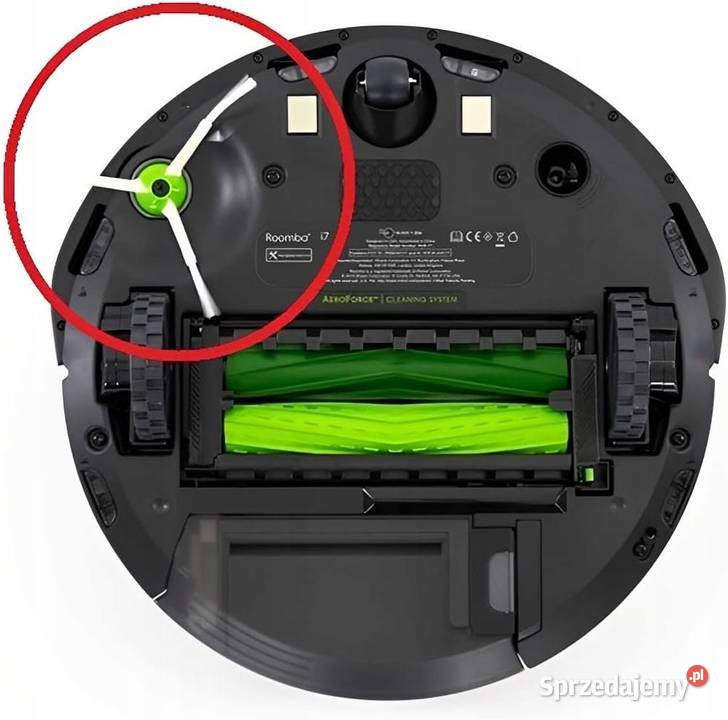 Szczotki Boczne 3x do iRobot Roomba TPR Nylon 3 Ludźmierz sprzedam