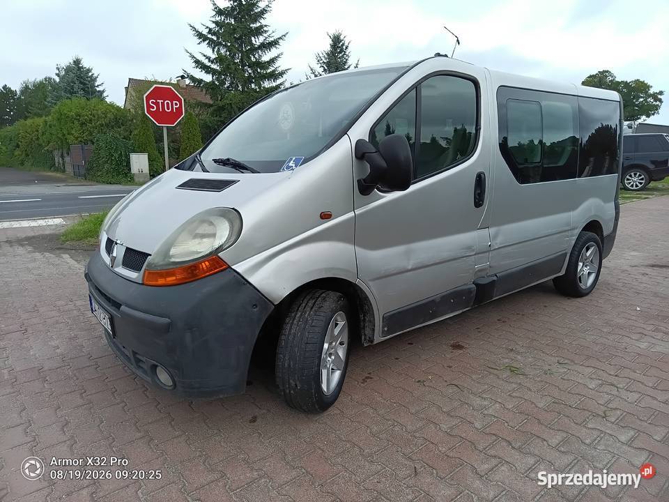 RENAULT TRAFIC 19dci 9x osob lekko uszkodz wielkopolskie Września