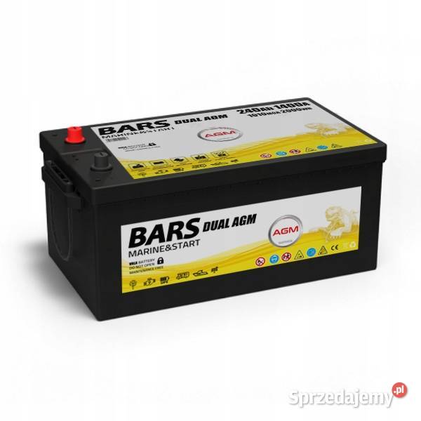 Akumulator Bars 240Ah 1400A 2000Wh Dual Purpose Tomaszów Mazowiecki