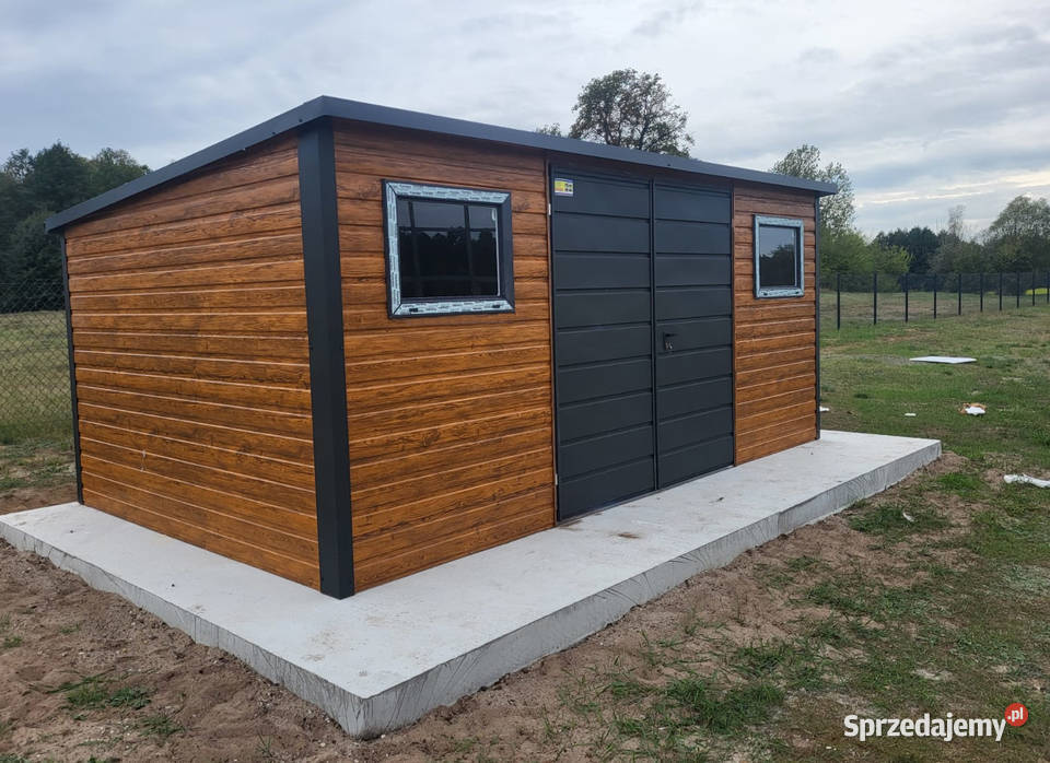 Domek Ogrodowy drewnopodobny spad na tył CAŁA Opole