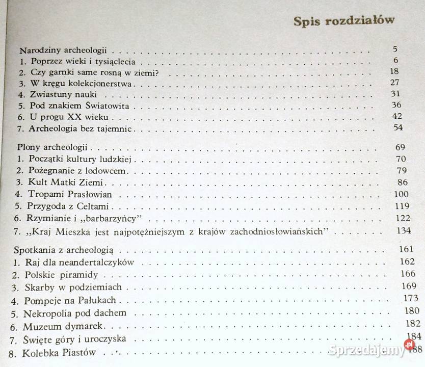 Przygoda z archeologią Jerzy Głosik Chełm sprzedam