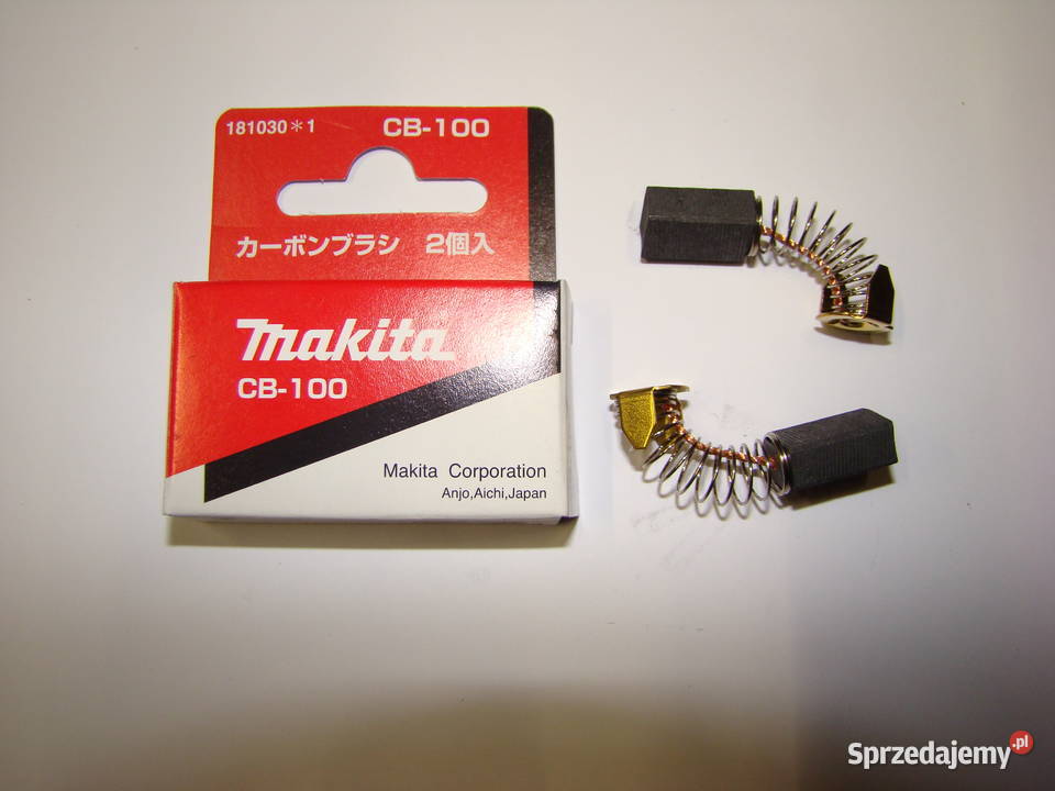 Szczotki węglowe MAKITA CB100 6x10 mm Ref śląskie Bielsko-Biała sprzedam