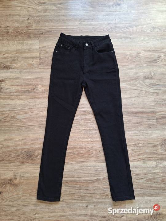 NOWE klasyczne czarne spodnie rurki proste Kraków