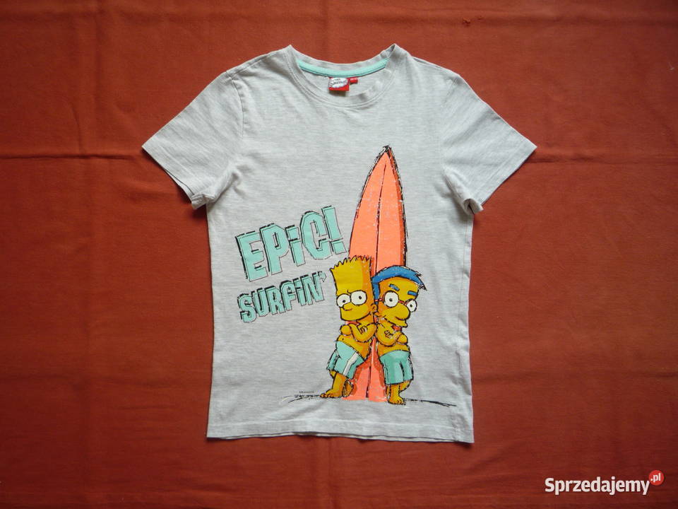 The Simpsons 134140 Piżama chłopięca koszulka i niebieski Szczecin sprzedam