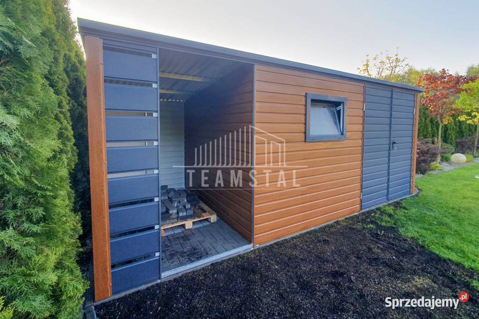 Schowek Domek Ogrodowy 4x25m Wiata 15m Okno Przemyśl