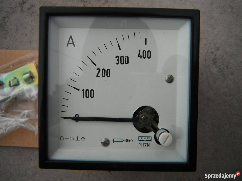 Amperomierz analogowy 400A Lumel M17N Nowe sprzedam
