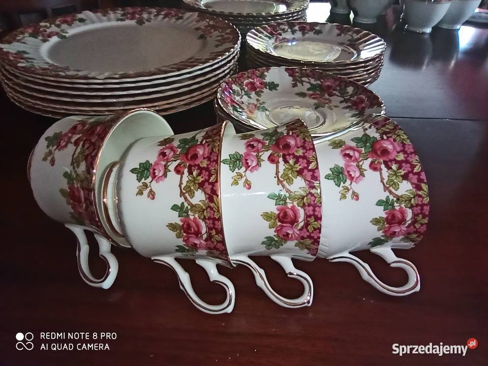 Filiżanka na spodku Royal Stafford Made in Porcelana i szkło Gdańsk