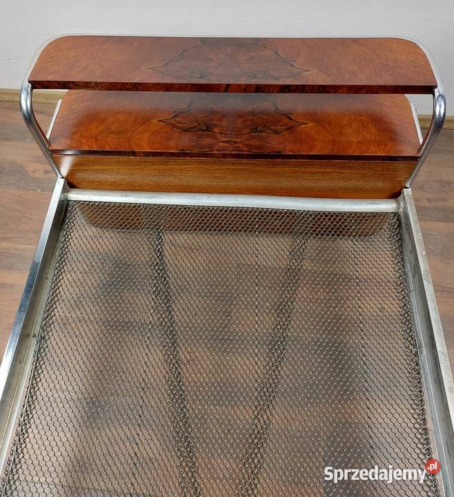 Thonet Sofa Łóżko Tapczan Renowacji Orzech Chrom Kraków