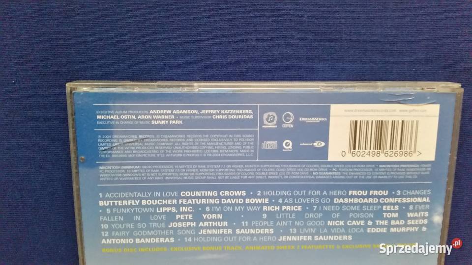 SHREK 2 Motion Picture Soundtrack 2004 Puławy