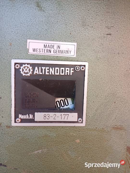 Piła formatowa z podcinaczem Altendoorf