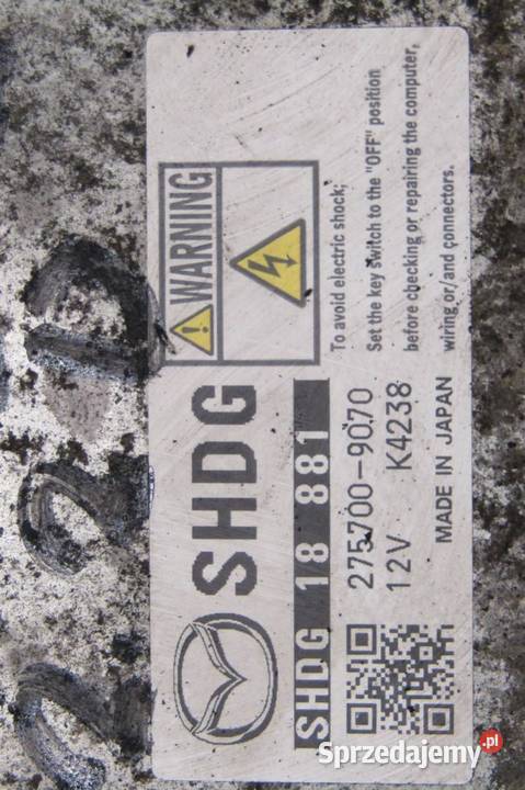 KOMPUTER STEROWNIK SILNIKA 22 D MAZDA CX5 CX5 II