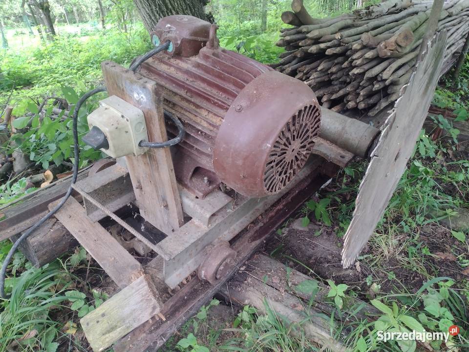 Obrzynarka trak do drewna z silnikiem 7kW piła z Gdów