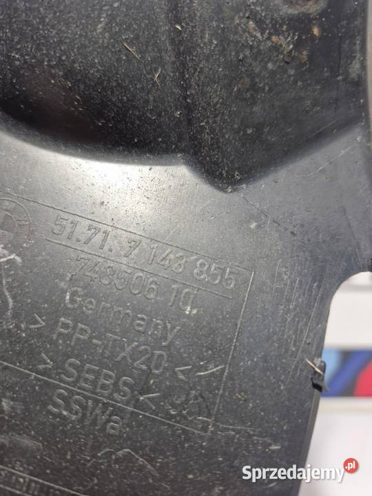 BMW E90 E91 E92 OSŁONA SILNIKA LEWA 7143855