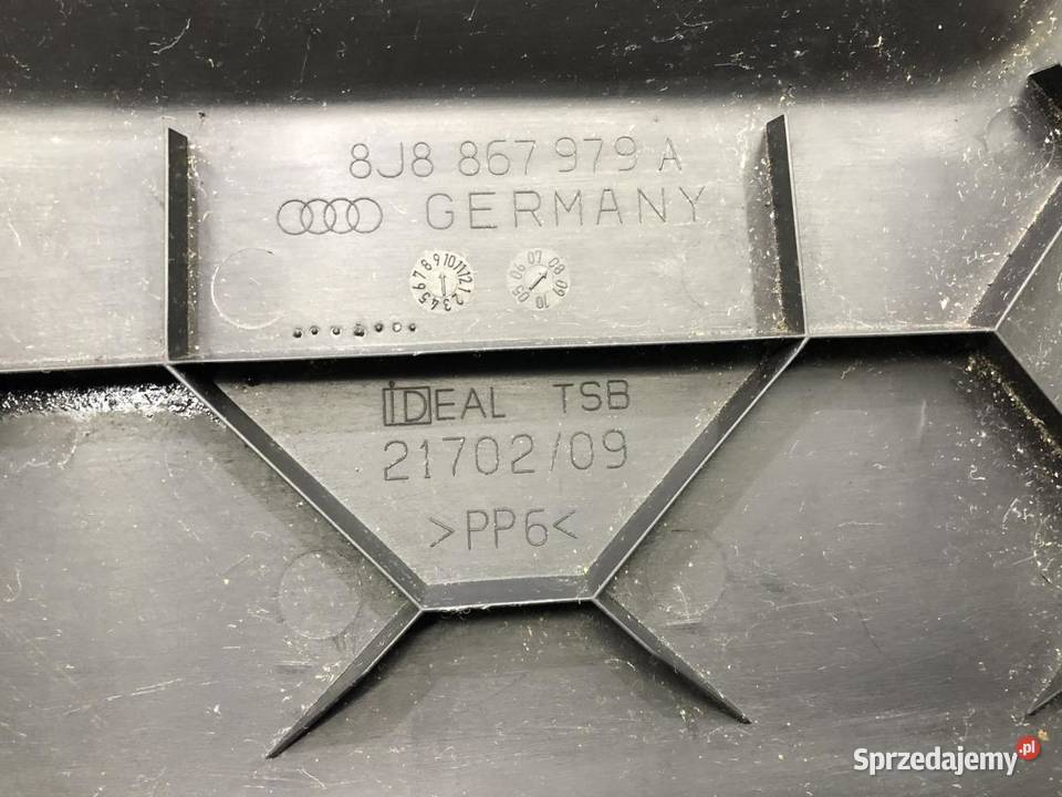 TAPICERKA KLAPY BAGAŻNIKA AUDI TT 8J 8J8867979A wielkopolskie