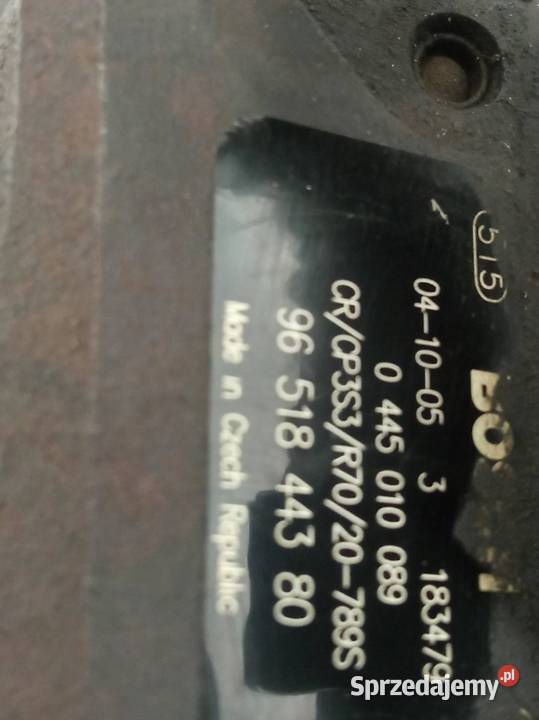 POMPA WTRYSKOWA 9651844380 16 TDCI HDI Mazda 3 I osobowe świętokrzyskie