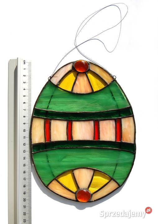 Pisanka wielkanocne jajko Wielkanoc witraż Lublin