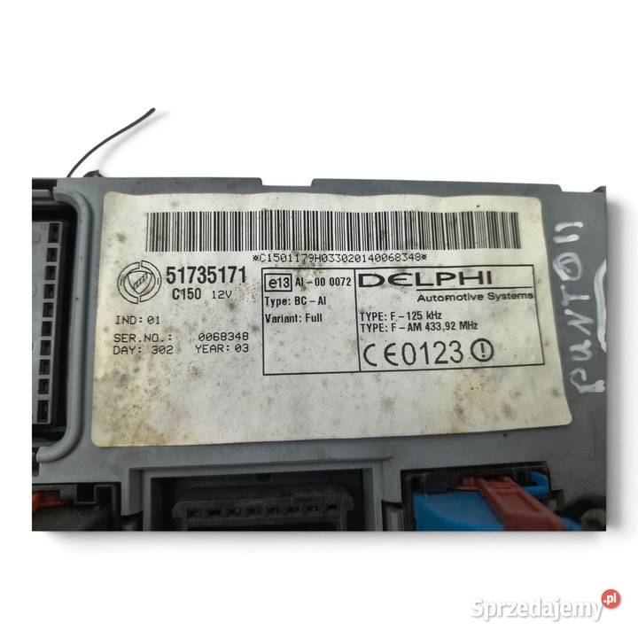 MODUŁ KOMFORTU BSI Fiat Punto II 51735171