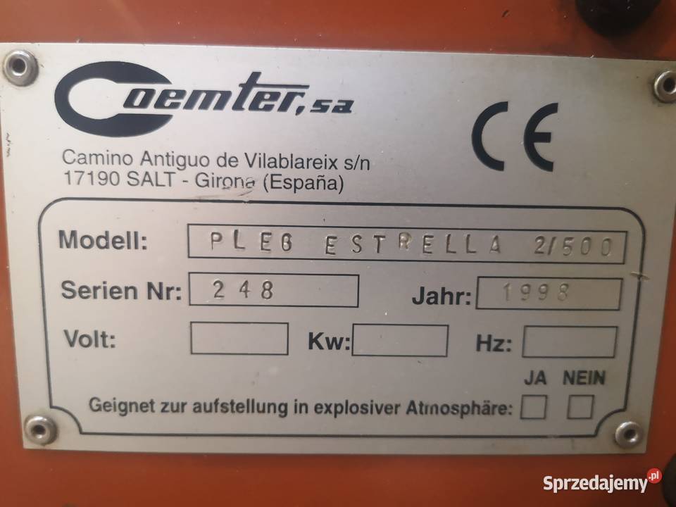 Rolomat do produkcji worków Czyżowice