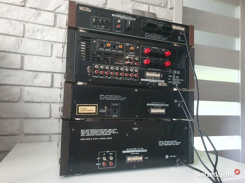 Wieża stereo AKAI AMM939 ATM739L GXM959W CDM959 Solnica