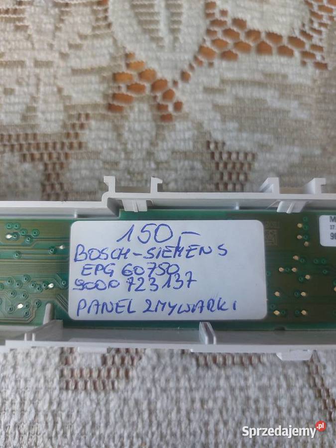 BOSCH SIEMENS EPG60750 9000723137 PANEL ZMYWARKI Nowy Sącz