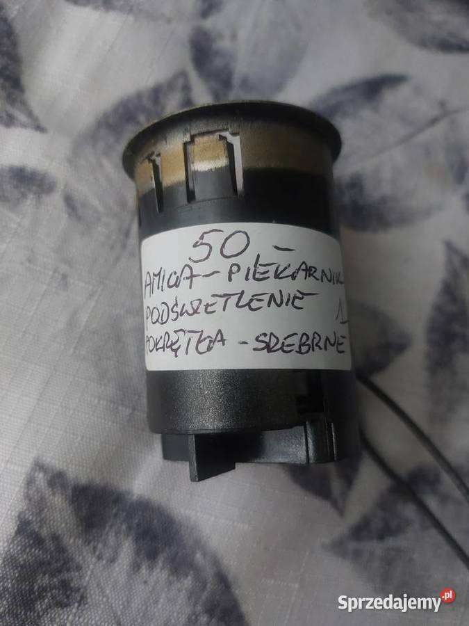 AMICA PIEKARNIK PODŚWIETLENIE POKRĘTŁA 1 SREBRNE Nowy Sącz