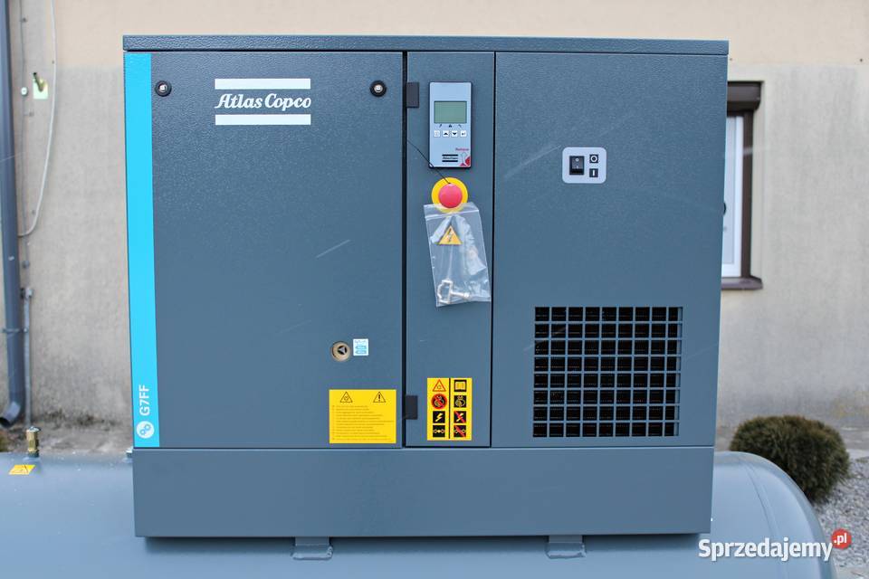 Kompresor śrubowy Atlas Copco G7FF 500 lt NOWY Łabunie sprzedam