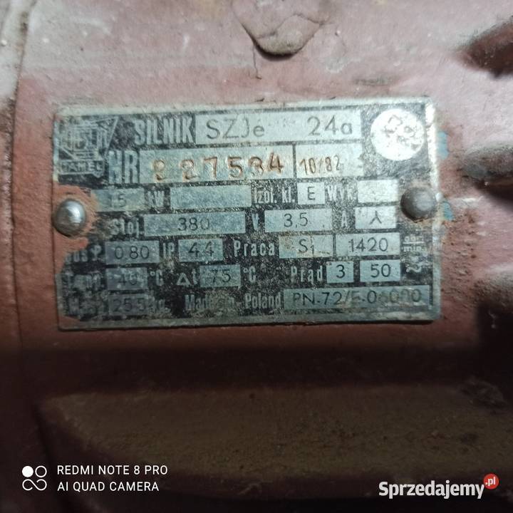 Pompa wody dwustopniowa z silnikiem Włoszczowa