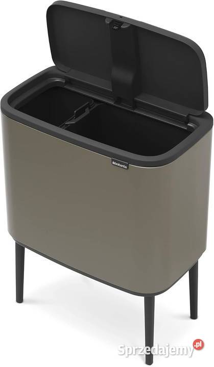 Kosz na śmieci metal Brabantia 34l szary Rzeszów sprzedam