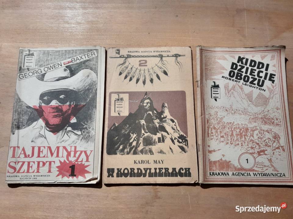 Stare książeczki PRL Old Surehand i inne Karol Dąbrowa Górnicza