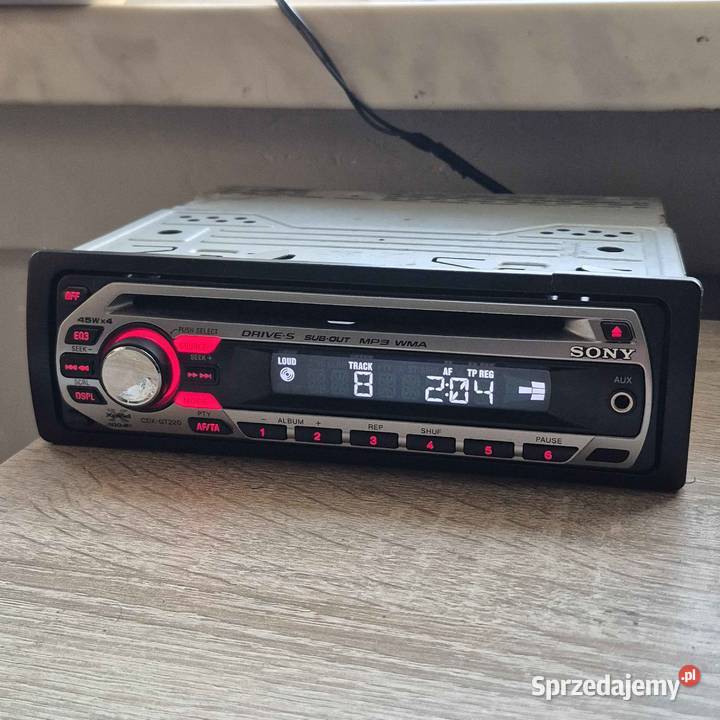 Sony CDX GT220 AUX radio samochodowe