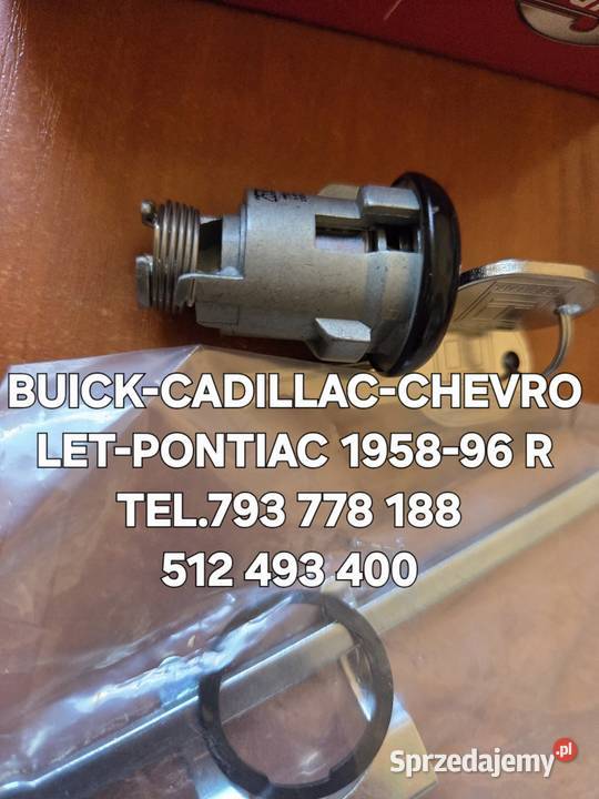 WKŁADKA ZAMKA KLAPY BUICK CHEVROLET CADILLAC Stacyjki i kluczyki
