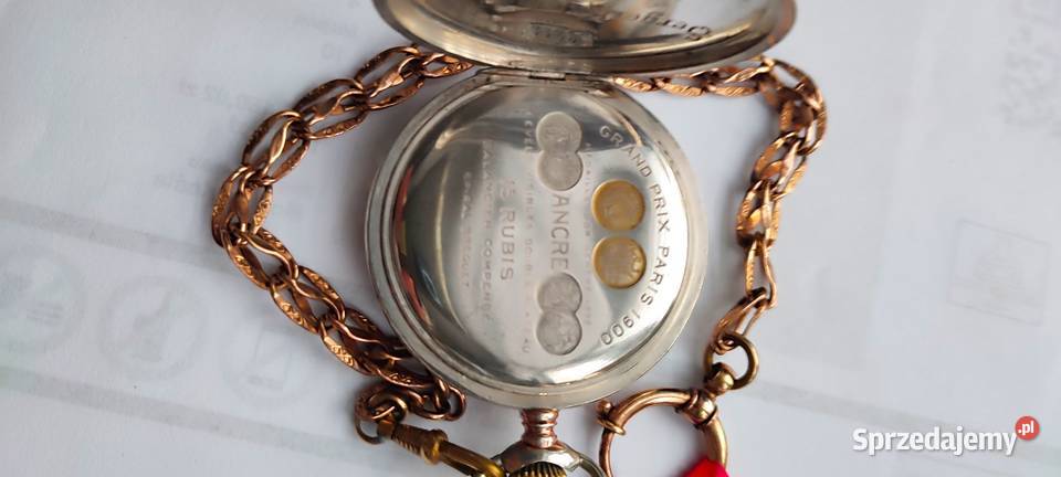 zegarek kieszonkowy srebrny pr0800 ZENITH z Mielec sprzedam