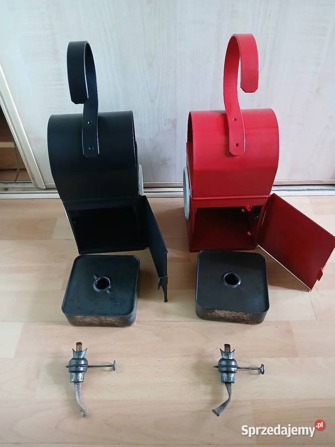 Stara lampa kolejowa na nafte małopolskie Kraków