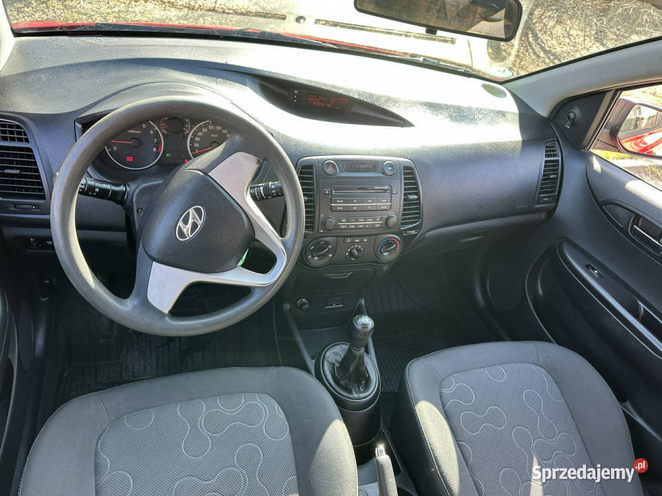 Hyundai i20 KlimatyzacjaIsofixAuxPrzebieg czerwony Wejherowo