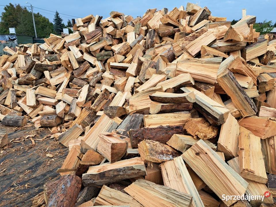 drewno opałowe sosna do pieca sucha wielkopolskie sprzedam