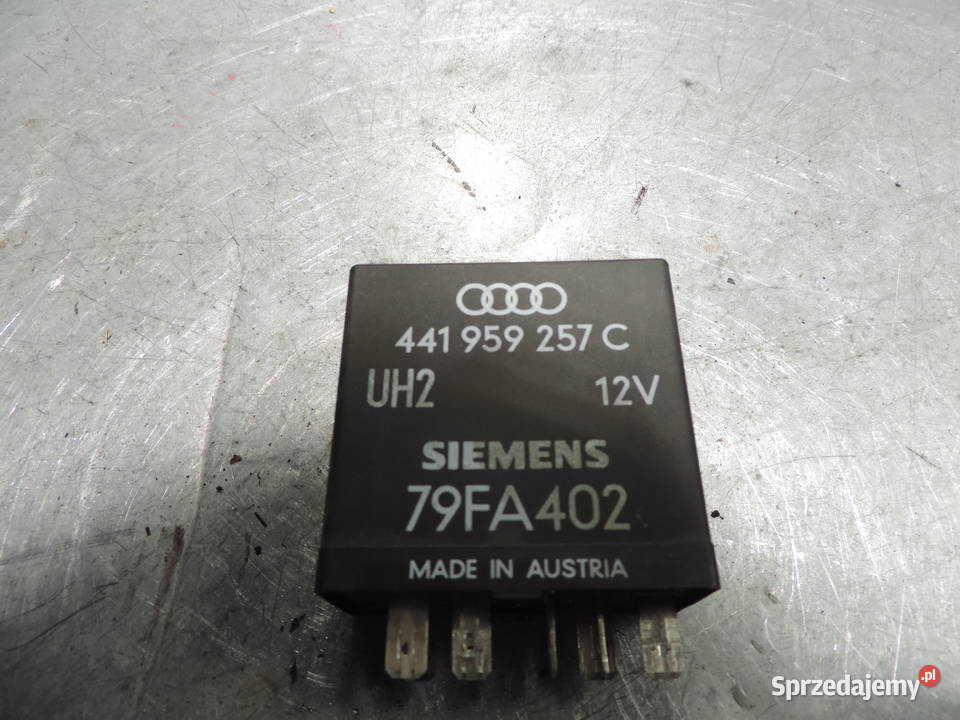 Przekaźnik 343 elektrycznych szyb Audi 80 B4 Rok produkcji 1996