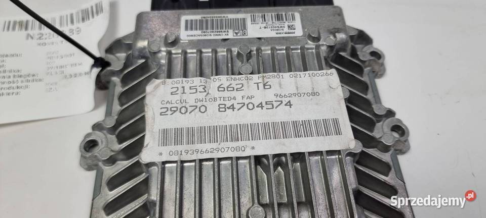 KOMPUTER PEUGEOT 307 Lipno