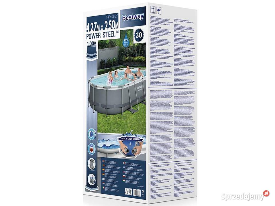 Basen Ogrodowy Stelażowy 427 x 250 x 100 Bestway