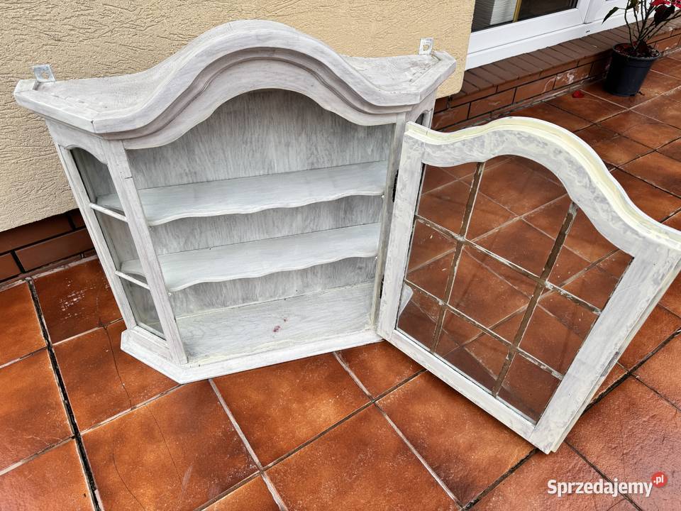 Witrynka stylowa wisząca na ścianę witryna Garwolin