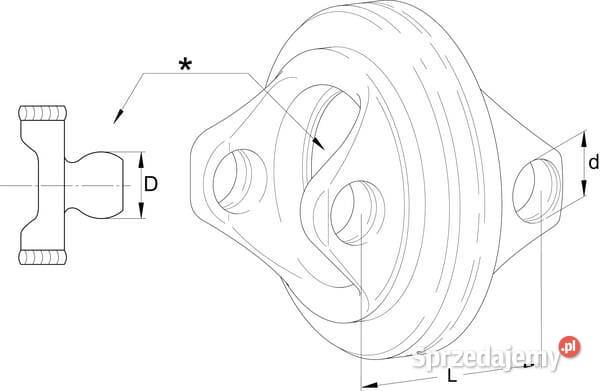 Widłak podwójny 22 mm W2280 Walterscheid 209105 Kamionna sprzedam