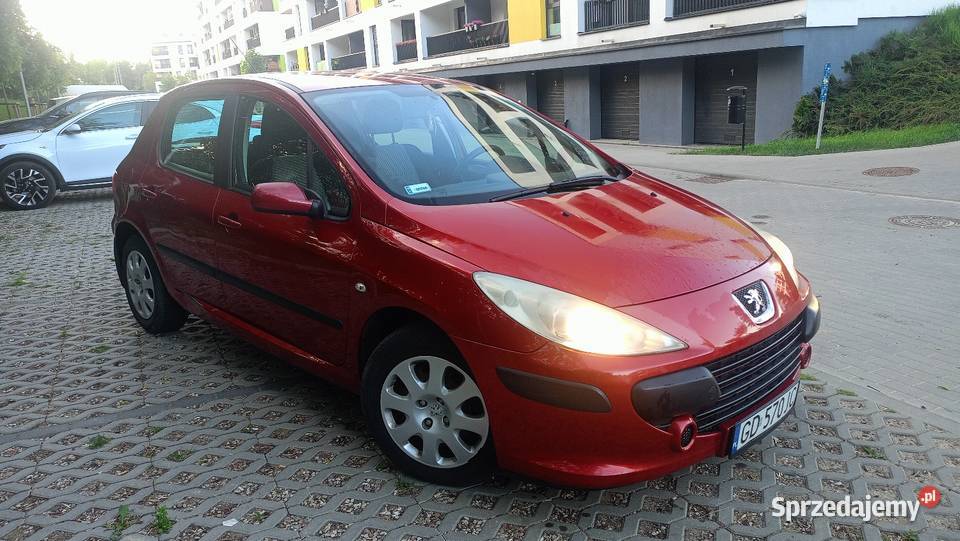 Peugeot 307 16 HDi 2007 klimatyzacja Gdańsk sprzedam