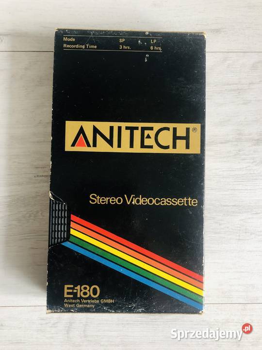 Kaseta video VHS ANITECH 180 min PRL