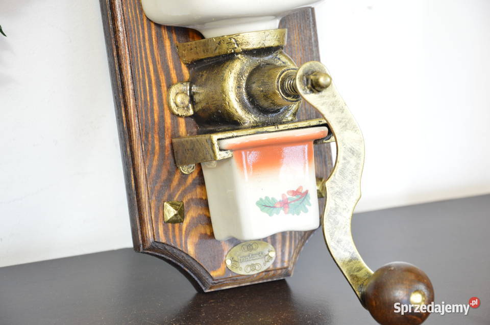 wiszący ceramiczny MŁYNEK do kawy z parą lisków Jastrzębie-Zdrój