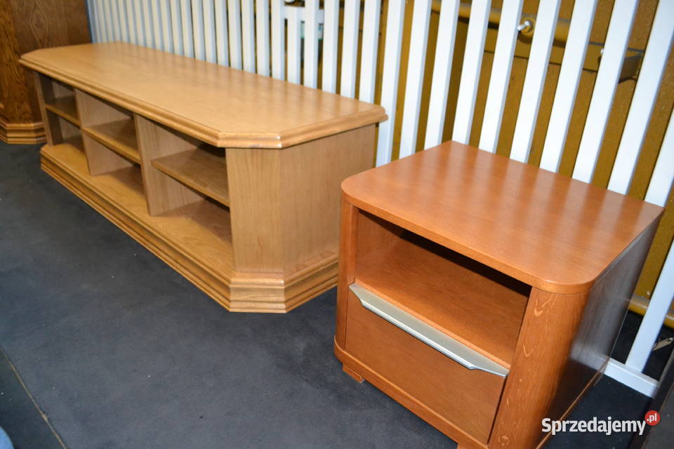 Stolik TV 52 Dębowy z Szufladą 70 Outlet Dostawa Olesno