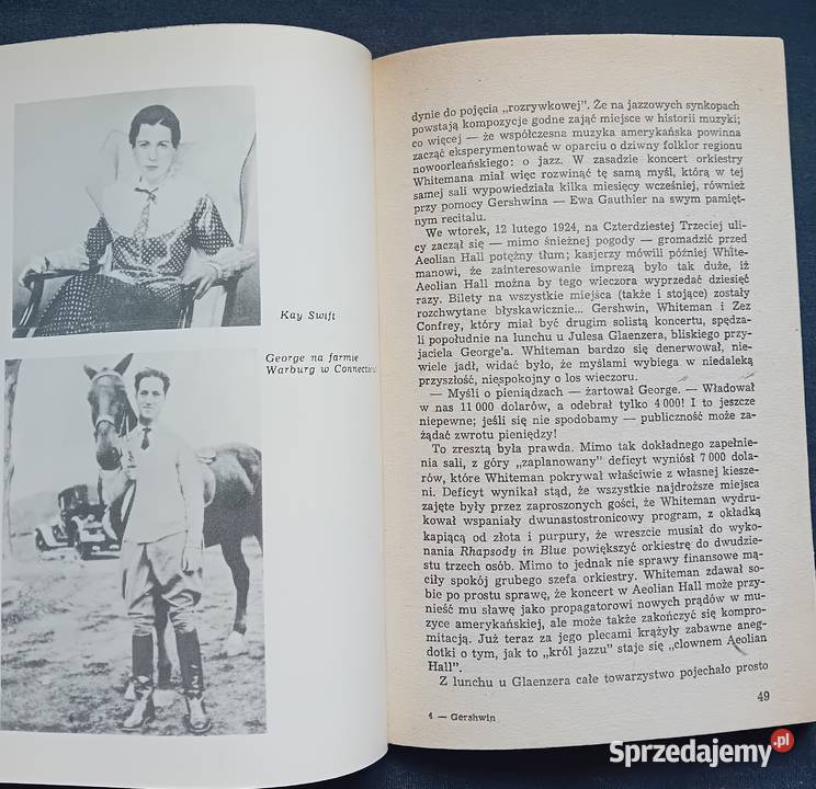 Lucjan Kydryński Gershwin PWM 1982 r Wydanie IV Koźminek