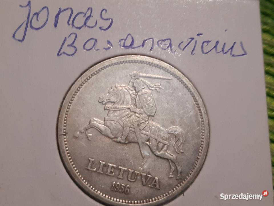 moneta srebrna Litwy z 1936r Numizmatyka