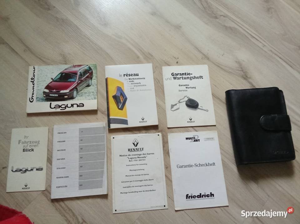 Instrukcja obsługi Renault Laguna w skórze Poradniki, albumy i reportaże Imielin